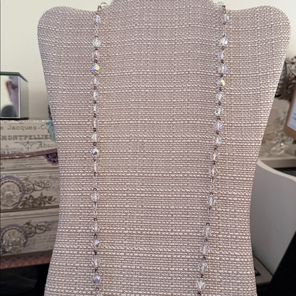 vintage Italian Catholic rosary, iridescent crystal beads Stamped Italy - Picture 8 of 8